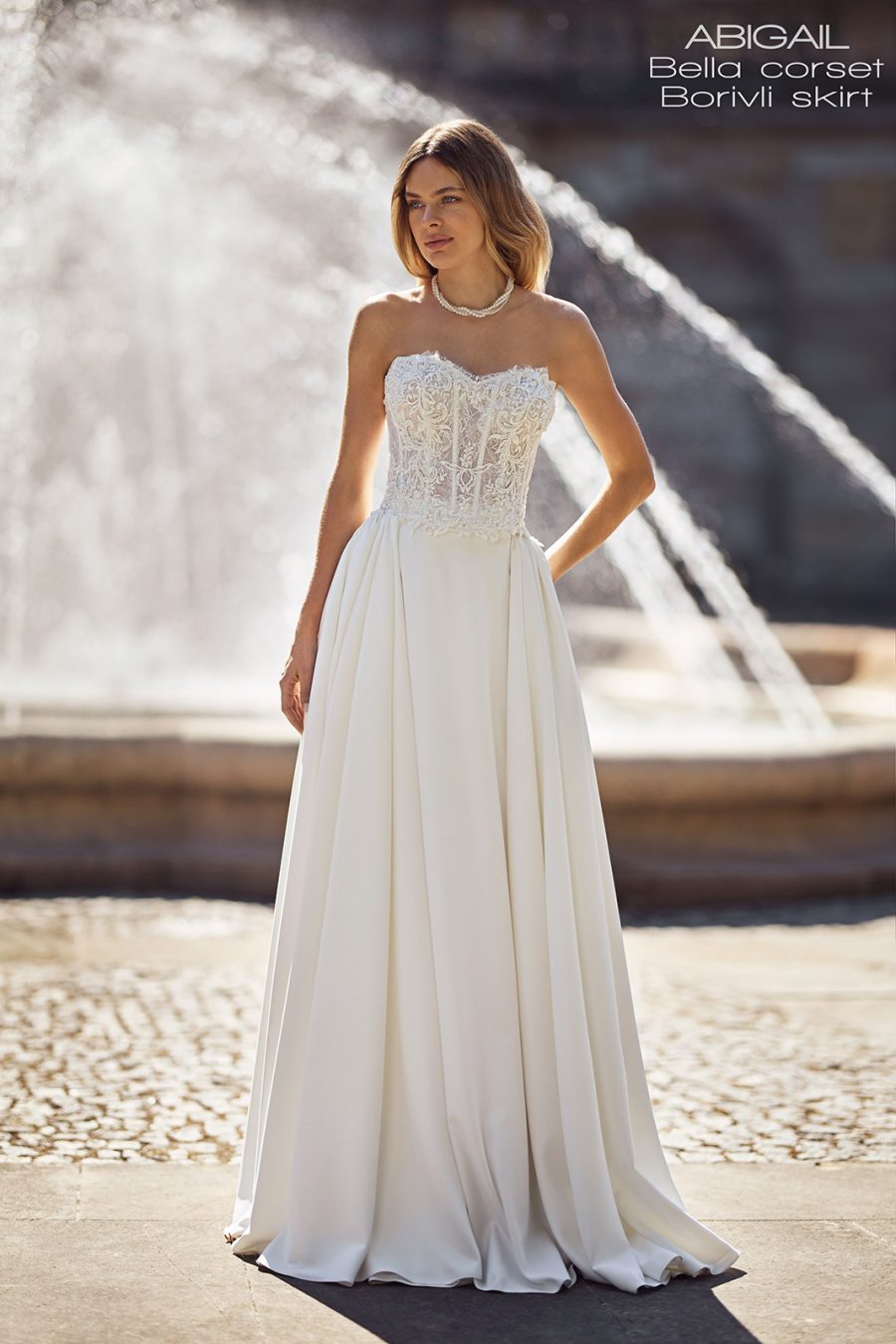 Suknia ślubna Bella+Borivli  - Herms - kolor Ivory - rozmiar 38 - Salon Le Mariage