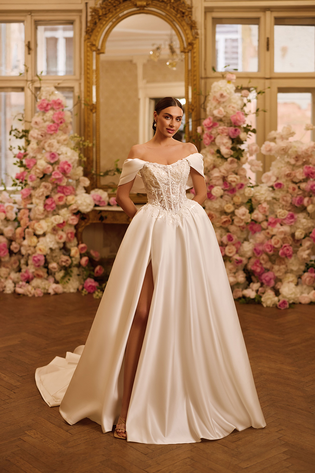 Suknia ślubna 1607  - Lady Di - kolor Org - rozmiar 40 - Salon Le Mariage