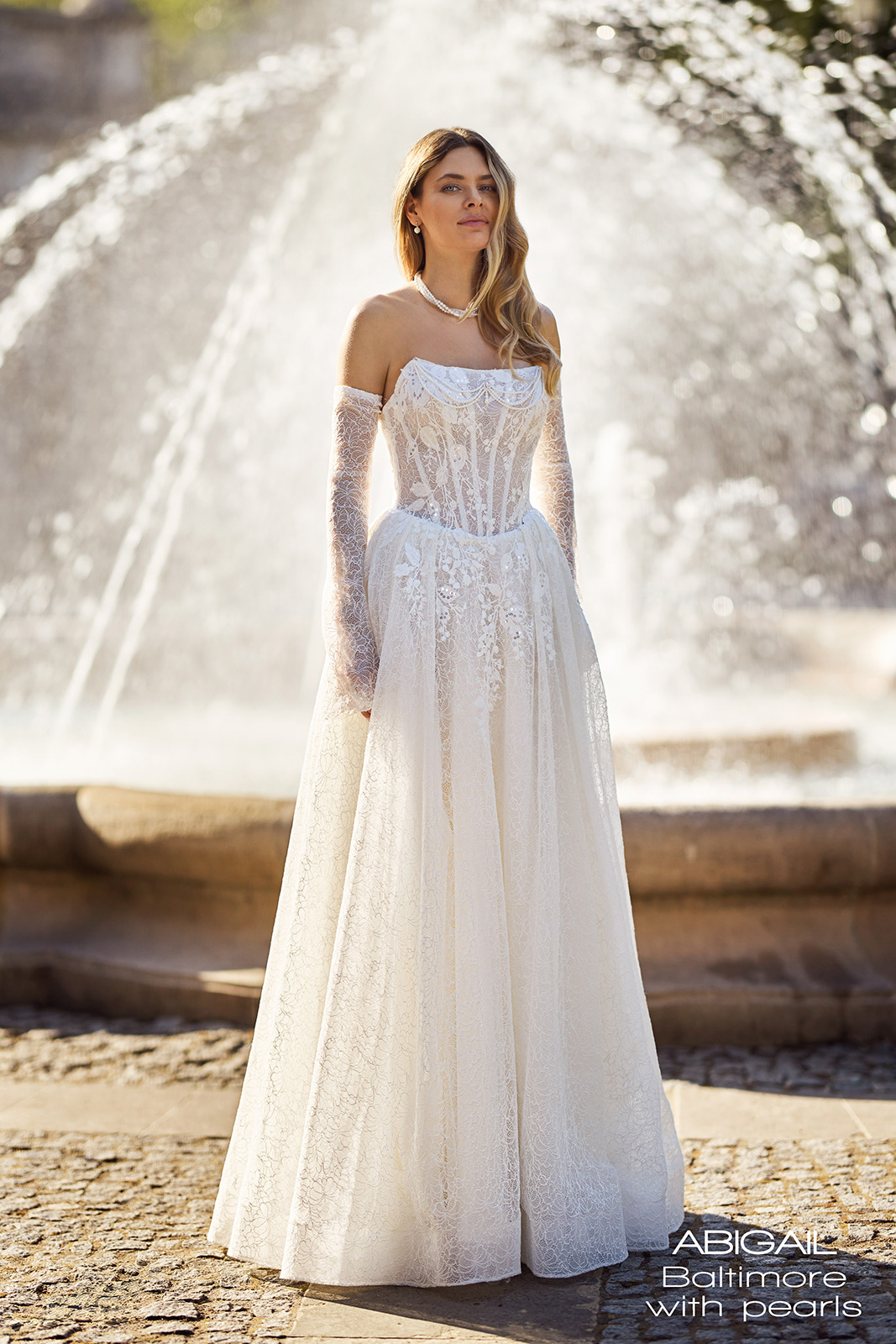 Suknia ślubna Baltimore  - Herms - kolor Ivory - rozmiar 38 - Salon Le Mariage