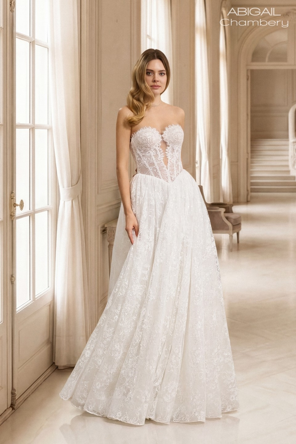 Suknia ślubna Chambery  - Herms - kolor Iv - rozmiar 38 - Salon Le Mariage